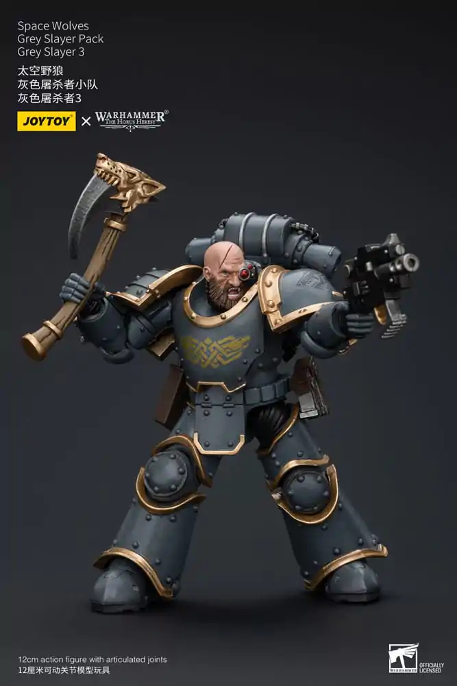 Warhammer The Horus Heresy Akcijska Figura 1/18 Space Wolves Grey Slayer Paket Grey Slayer 3 12 cm fotografija izdelka