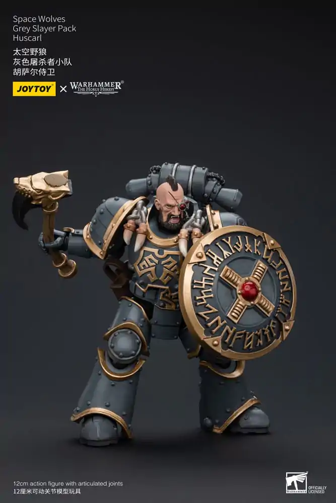 Warhammer The Horus Heresy Akcijska figura 1/18 Space Wolves Grey Slayer Paket Huscarl 12 cm fotografija izdelka