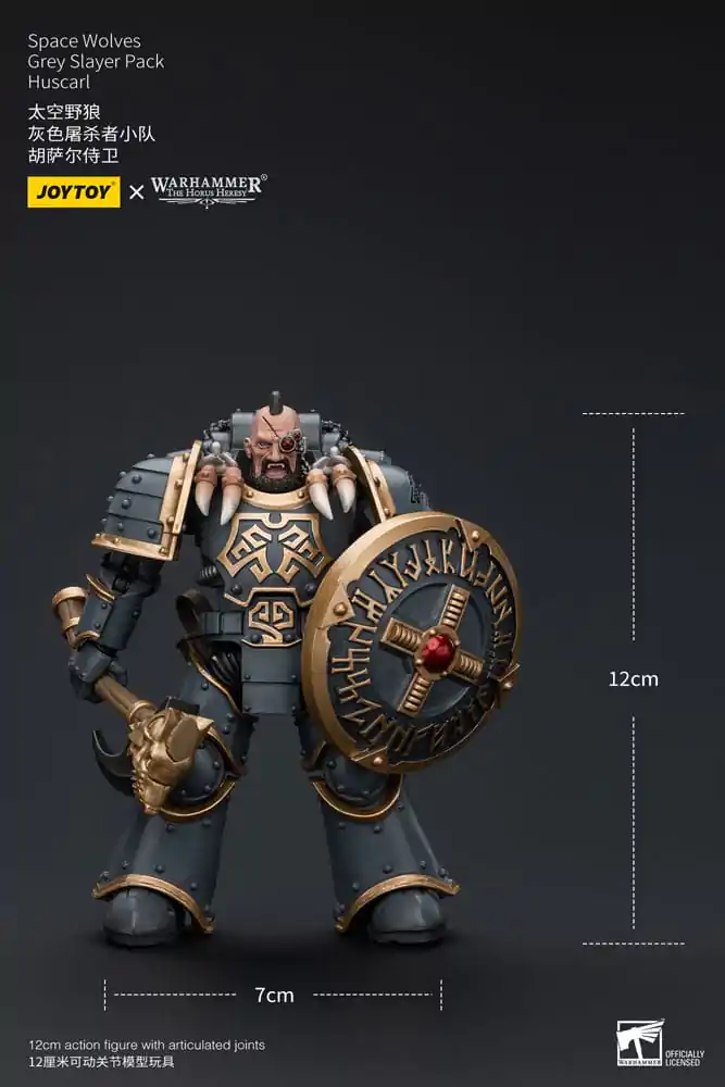 Warhammer The Horus Heresy Akcijska figura 1/18 Space Wolves Grey Slayer Paket Huscarl 12 cm fotografija izdelka