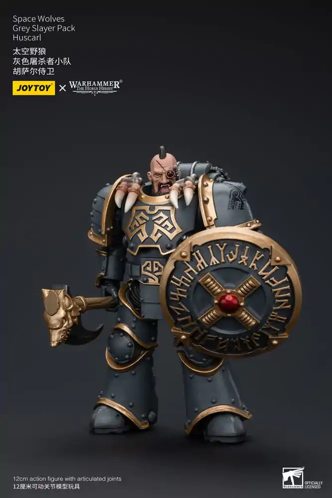 Warhammer The Horus Heresy Akcijska figura 1/18 Space Wolves Grey Slayer Paket Huscarl 12 cm fotografija izdelka