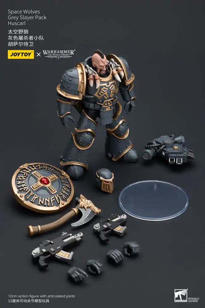 Warhammer The Horus Heresy Akcijska figura 1/18 Space Wolves Grey Slayer Paket Huscarl 12 cm fotografija izdelka