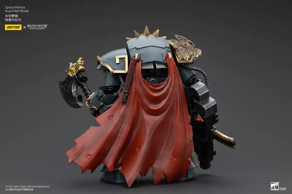 Warhammer The Horus Heresy Akcijska figura 1/18 Space Wolves Hvarl Red-Blade 14 cm fotografija izdelka