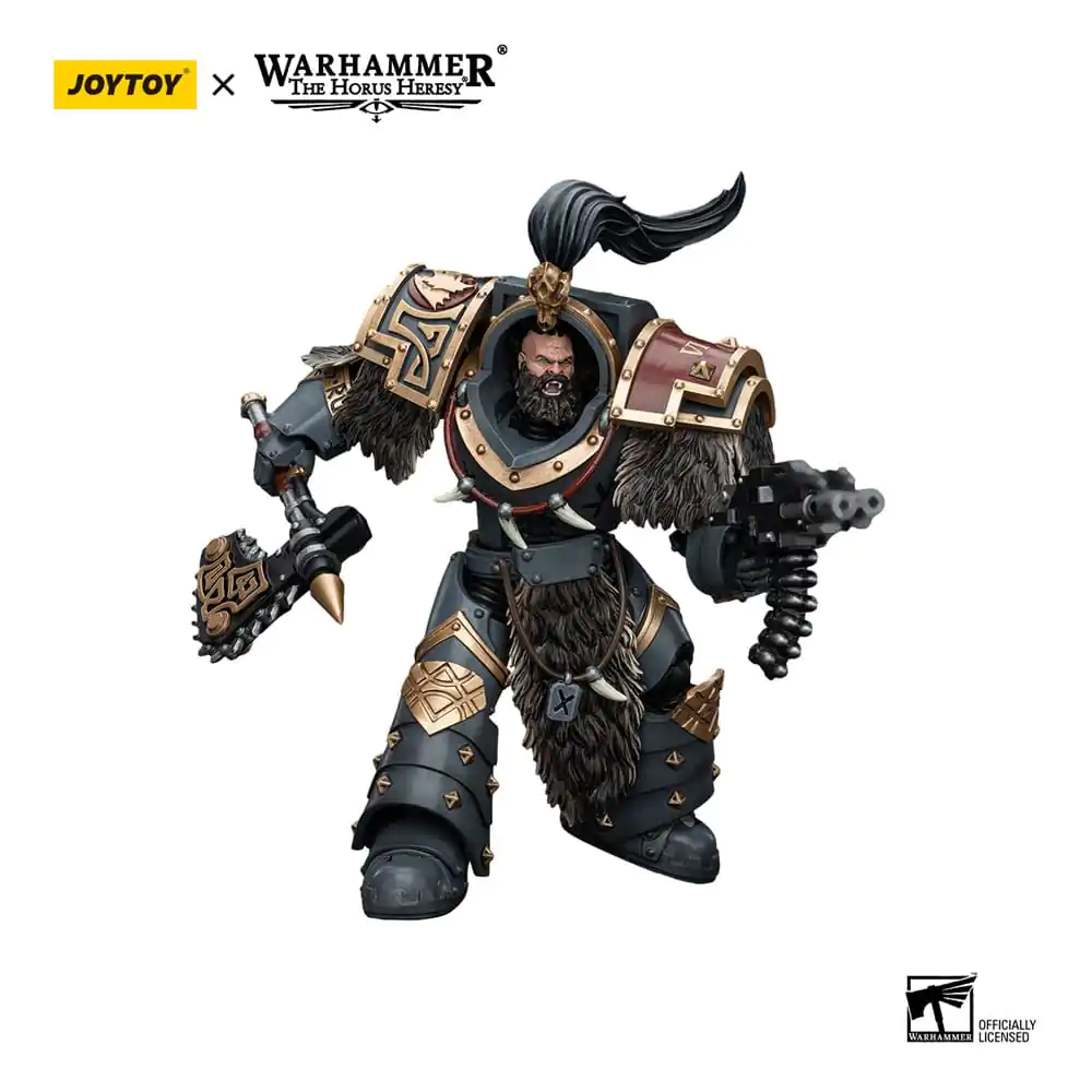 Warhammer The Horus Heresy Akcijska figura 1/18 Space Wolves Varagyr Wolf Guard Squad Varagyr Thegn 12 cm fotografija izdelka