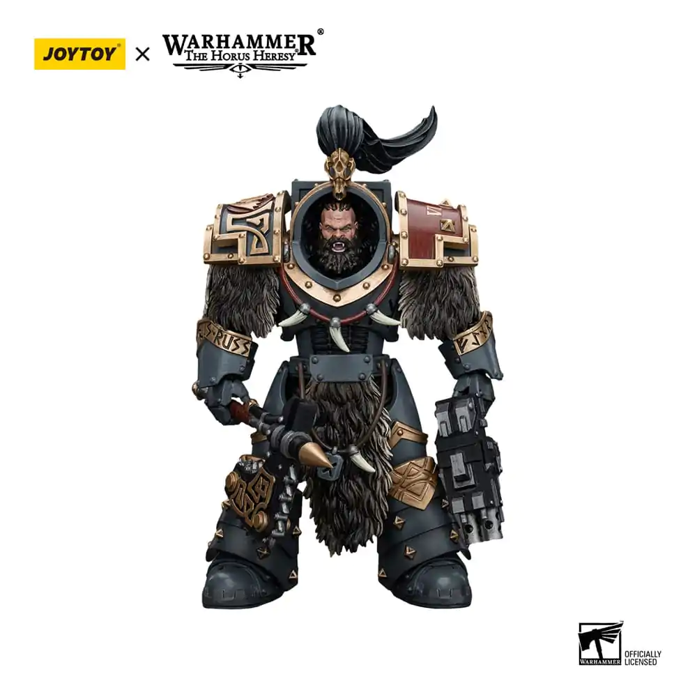 Warhammer The Horus Heresy Akcijska figura 1/18 Space Wolves Varagyr Wolf Guard Squad Varagyr Thegn 12 cm fotografija izdelka