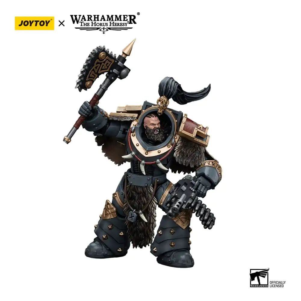 Warhammer The Horus Heresy Akcijska figura 1/18 Space Wolves Varagyr Wolf Guard Squad Varagyr Thegn 12 cm fotografija izdelka