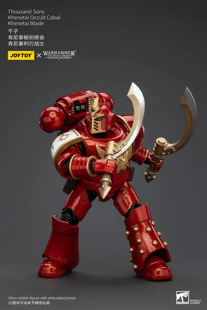 Warhammer The Horus Heresy Akcijska figura 1/18 Thousand Sons Khenetai Occult Cabal Khenetai Blade 12 cm fotografija izdelka