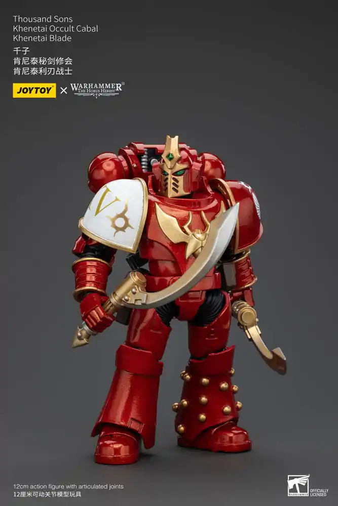 Warhammer The Horus Heresy Akcijska figura 1/18 Thousand Sons Khenetai Occult Cabal Khenetai Blade 12 cm fotografija izdelka