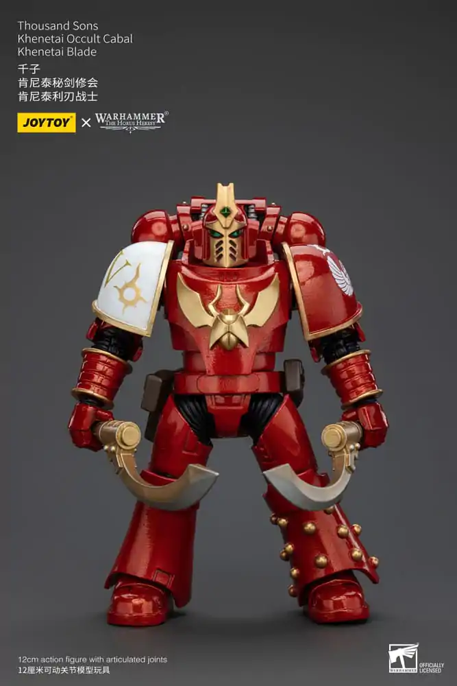 Warhammer The Horus Heresy Akcijska figura 1/18 Thousand Sons Khenetai Occult Cabal Khenetai Blade 12 cm fotografija izdelka