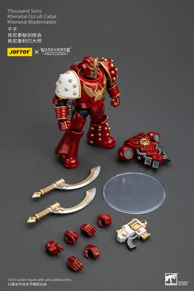 Warhammer The Horus Heresy akcijska figura 1/18 Thousand Sons Khenetai Occult Cabal Khenetai Blademaster 12 cm fotografija izdelka