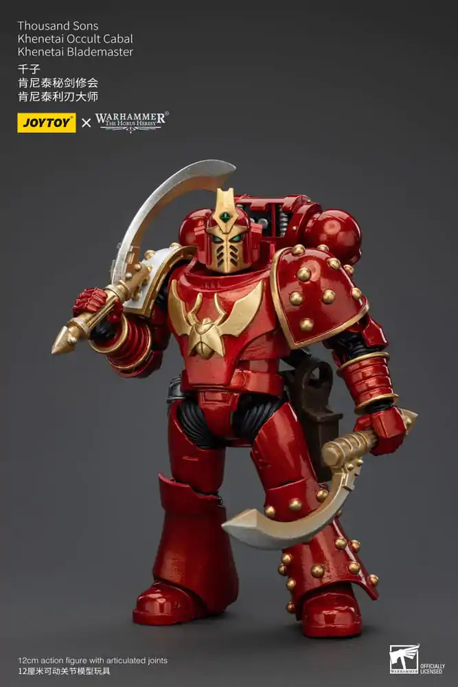 Warhammer The Horus Heresy akcijska figura 1/18 Thousand Sons Khenetai Occult Cabal Khenetai Blademaster 12 cm fotografija izdelka