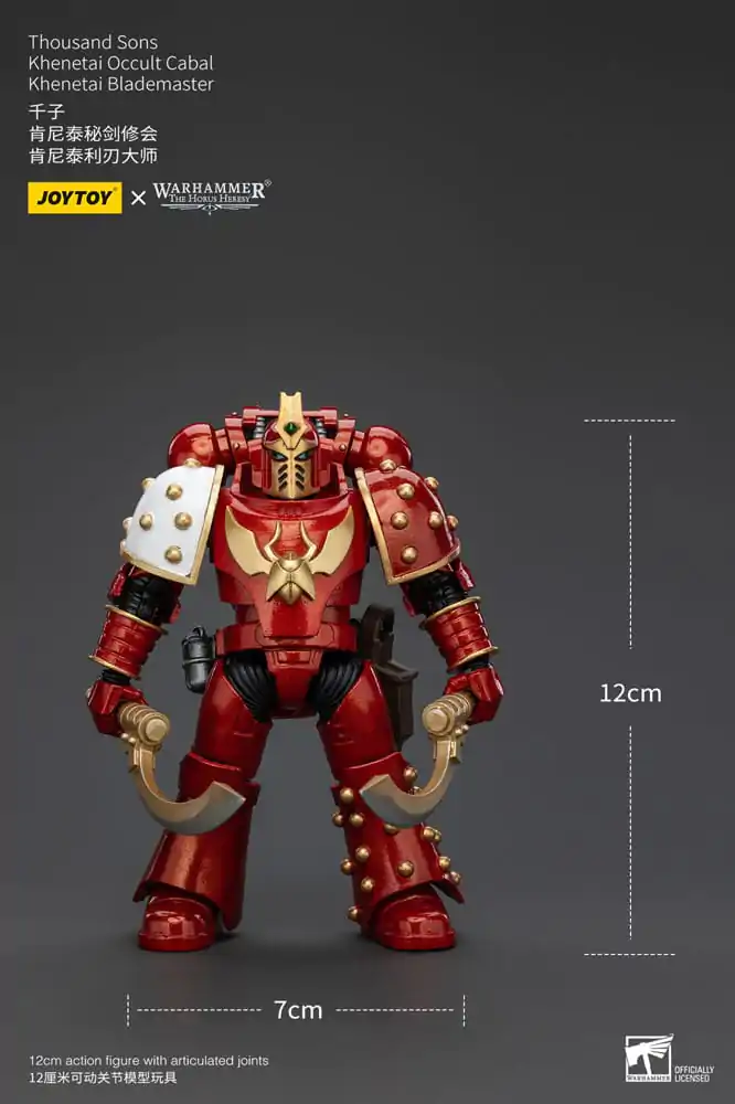 Warhammer The Horus Heresy akcijska figura 1/18 Thousand Sons Khenetai Occult Cabal Khenetai Blademaster 12 cm fotografija izdelka