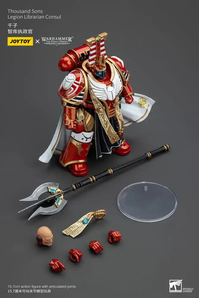 Warhammer The Horus Heresy Akcijska figura 1/18 Thousand Sons Legion Librarian Consut 16 cm fotografija izdelka