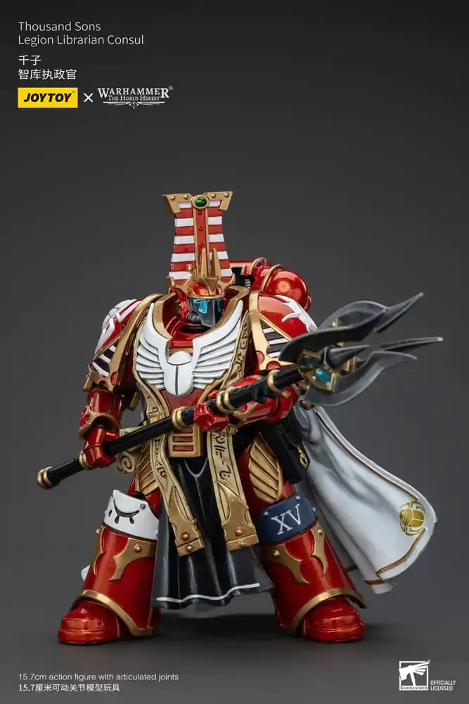 Warhammer The Horus Heresy Akcijska figura 1/18 Thousand Sons Legion Librarian Consut 16 cm fotografija izdelka