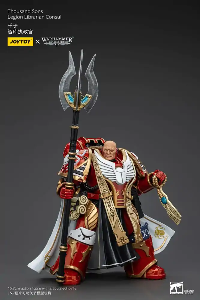 Warhammer The Horus Heresy Akcijska figura 1/18 Thousand Sons Legion Librarian Consut 16 cm fotografija izdelka