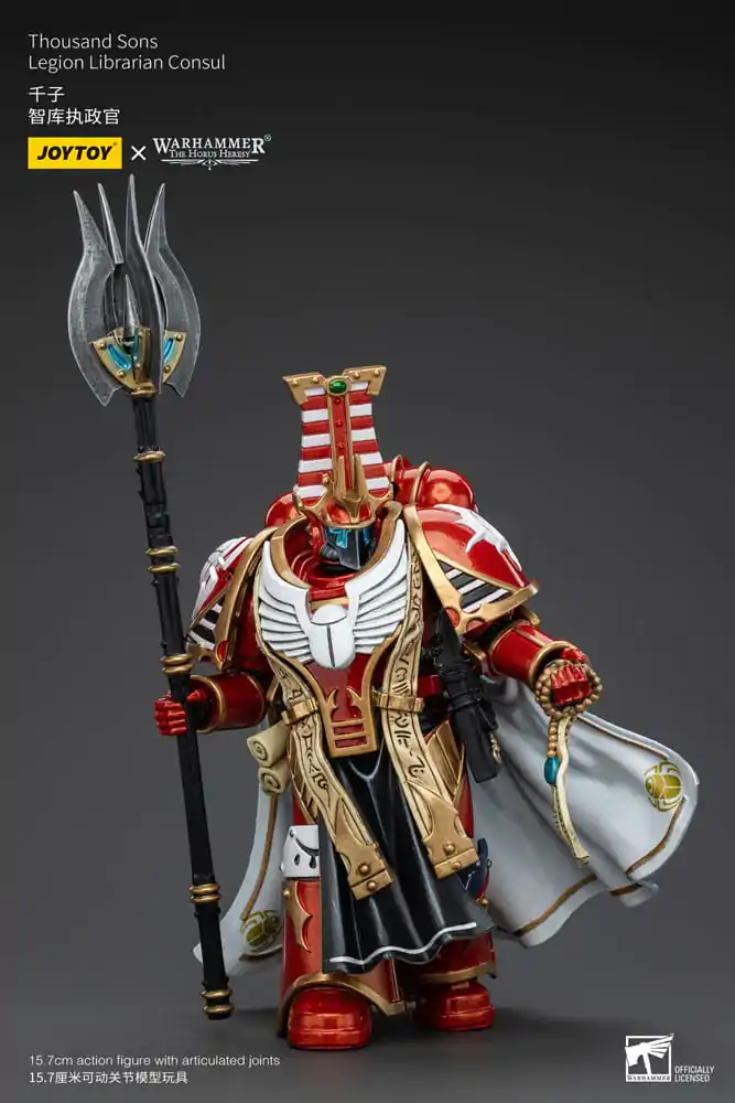 Warhammer The Horus Heresy Akcijska figura 1/18 Thousand Sons Legion Librarian Consut 16 cm fotografija izdelka