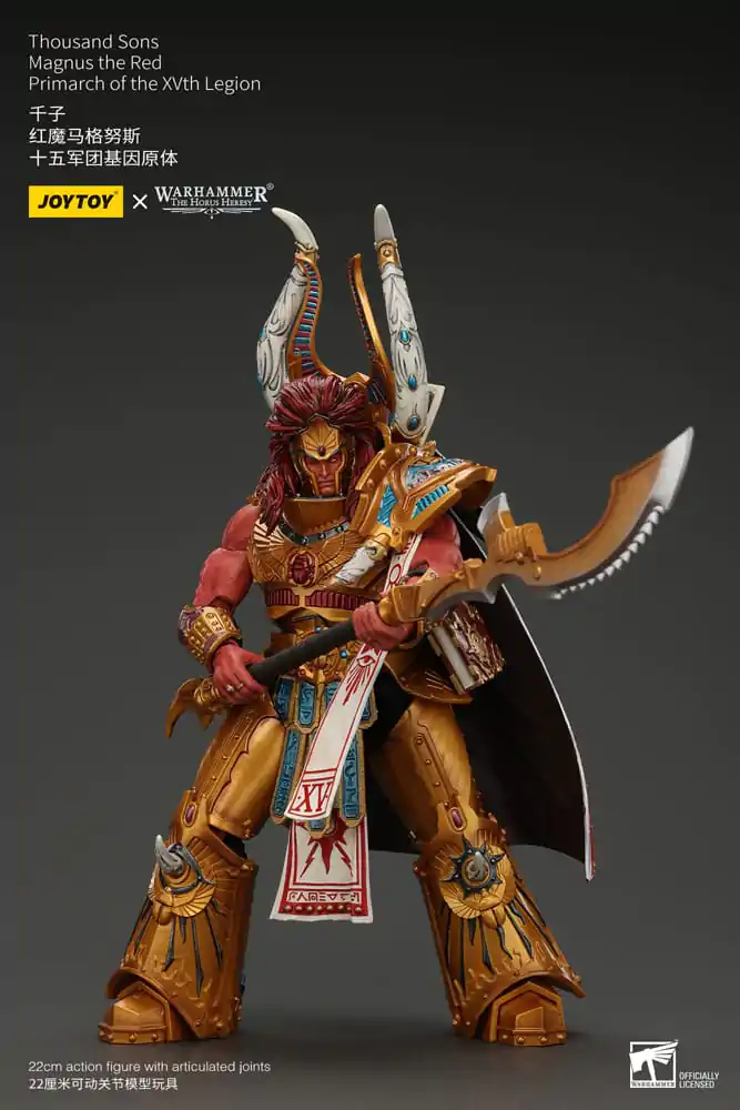 Warhammer The Horus Heresy Akcijska figura 1/18 Thousand sons Magnus the Red Primarch of the XVth Legion 12 cm fotografija izdelka