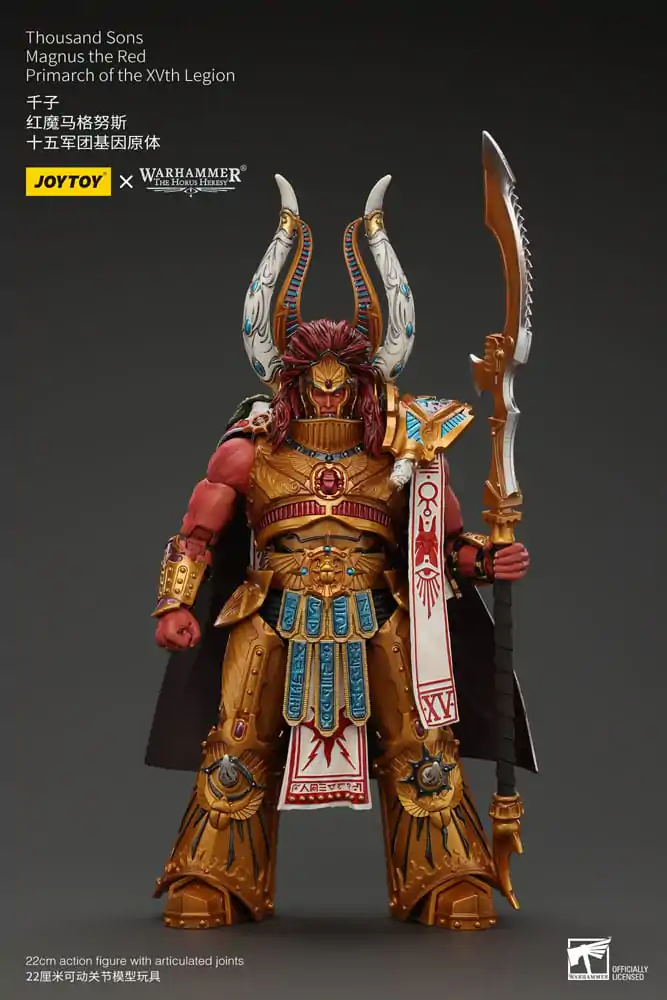 Warhammer The Horus Heresy Akcijska figura 1/18 Thousand sons Magnus the Red Primarch of the XVth Legion 12 cm fotografija izdelka