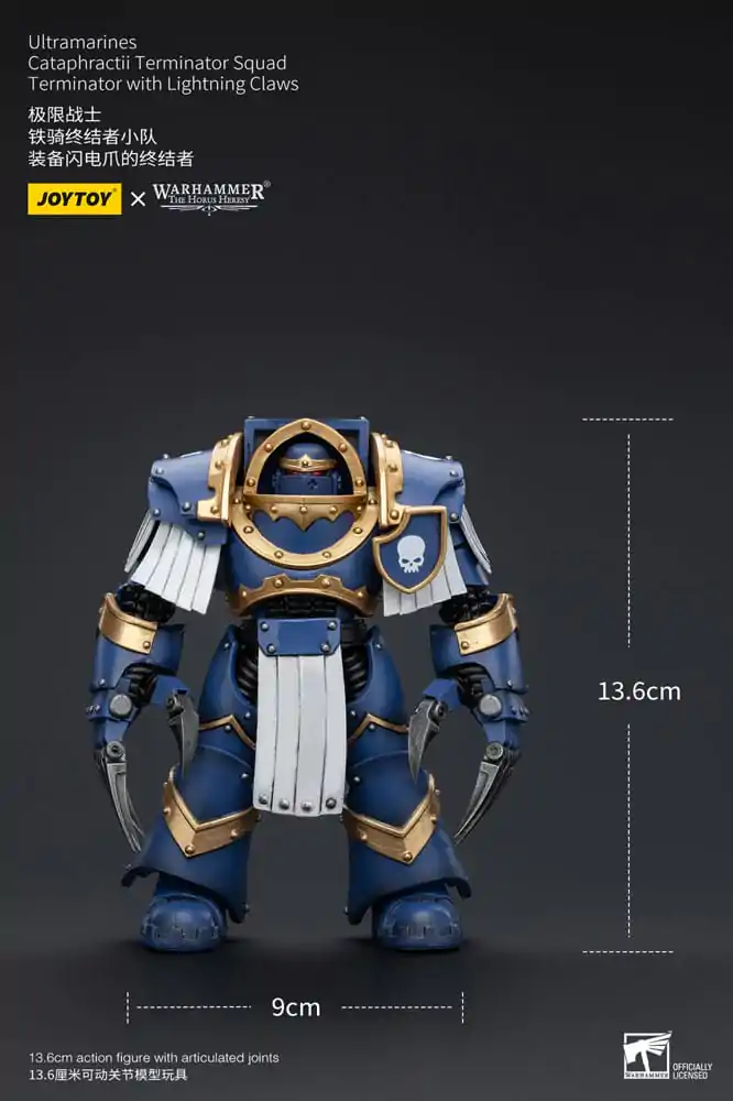 Warhammer The Horus Heresy akcijska figura 1/18 Ultramarines Cataphractii Terminator Squad Terminator s kremplji strele 14 cm fotografija izdelka