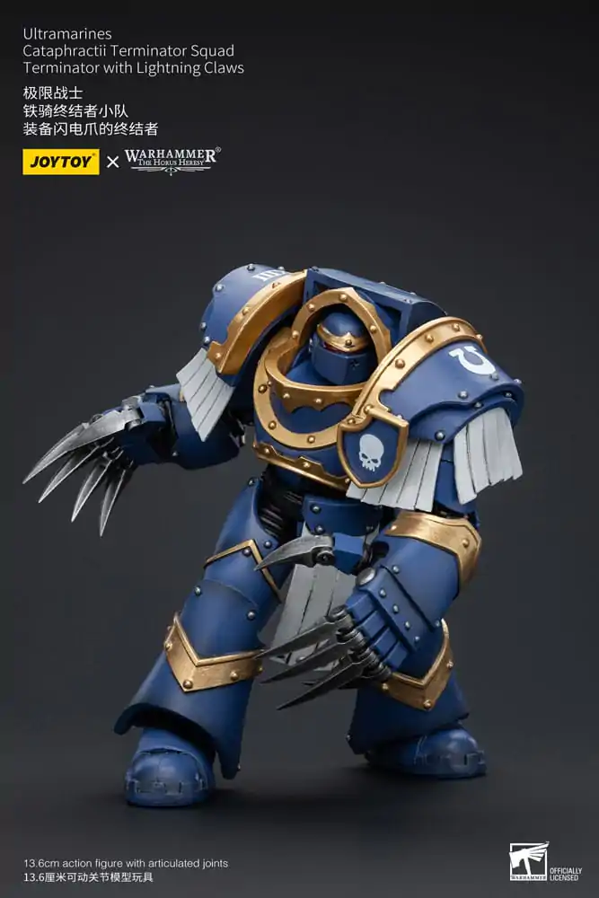 Warhammer The Horus Heresy akcijska figura 1/18 Ultramarines Cataphractii Terminator Squad Terminator s kremplji strele 14 cm fotografija izdelka