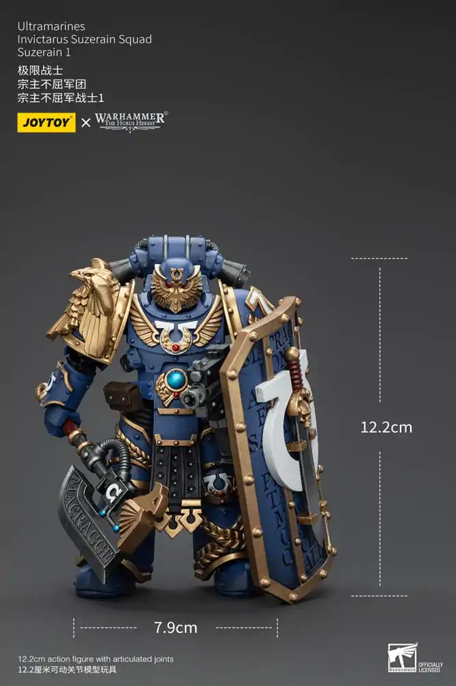 Warhammer The Horus Heresy akcijska figura 1/18 Ultramarines Invictarus Suzerain Squad Suzerain 1 12 cm fotografija izdelka