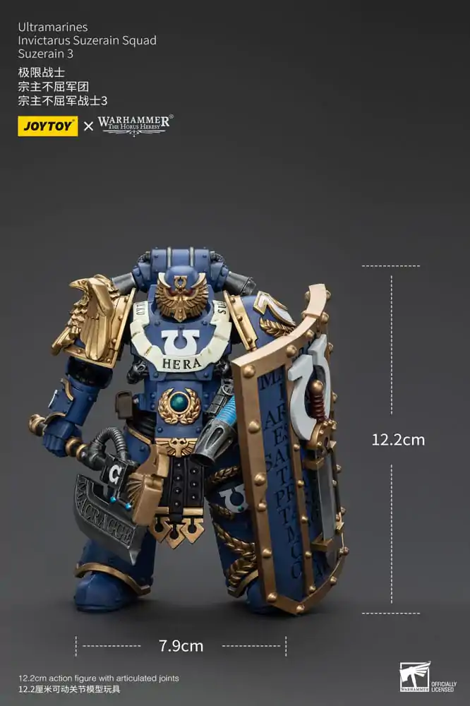 Warhammer The Horus Heresy akcijska figura 1/18 Ultramarines Invictarus Suzerain Squad Suzerain 3 12 cm fotografija izdelka