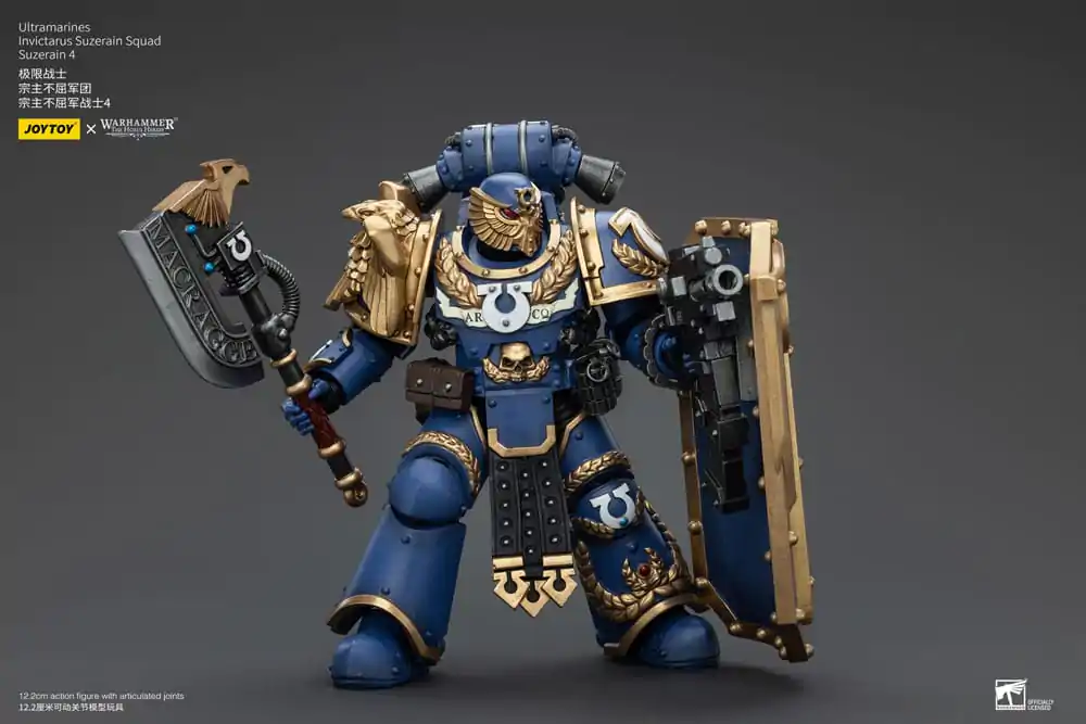 Warhammer The Horus Heresy Akcijska figura 1/18 Ultramarines Invictarus Suzerain Squad Suzerain 4 12 cm fotografija izdelka