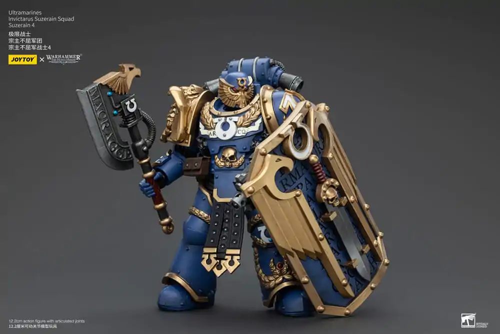 Warhammer The Horus Heresy Akcijska figura 1/18 Ultramarines Invictarus Suzerain Squad Suzerain 4 12 cm fotografija izdelka