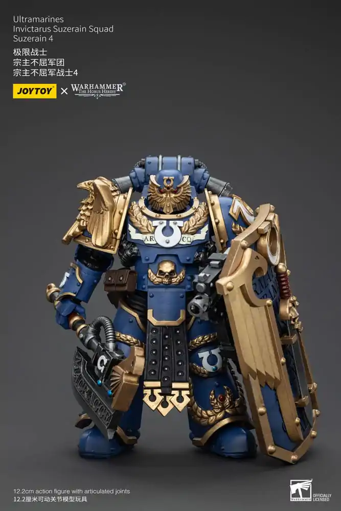 Warhammer The Horus Heresy Akcijska figura 1/18 Ultramarines Invictarus Suzerain Squad Suzerain 4 12 cm fotografija izdelka