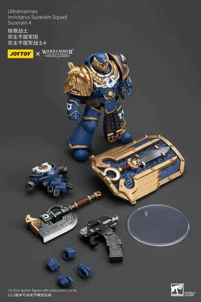 Warhammer The Horus Heresy Akcijska figura 1/18 Ultramarines Invictarus Suzerain Squad Suzerain 4 12 cm fotografija izdelka