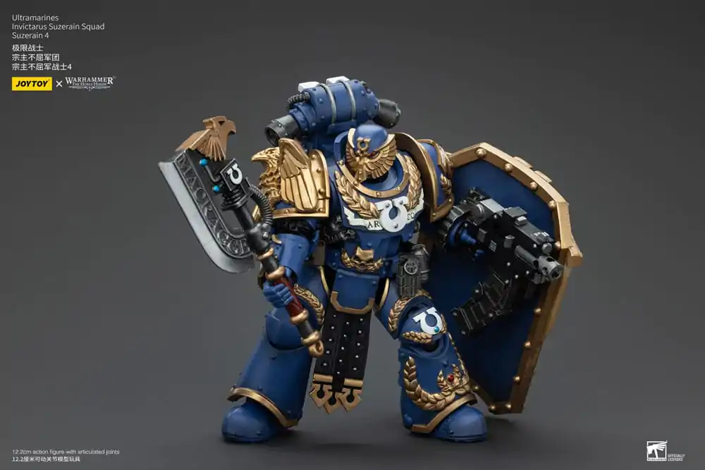 Warhammer The Horus Heresy Akcijska figura 1/18 Ultramarines Invictarus Suzerain Squad Suzerain 4 12 cm fotografija izdelka