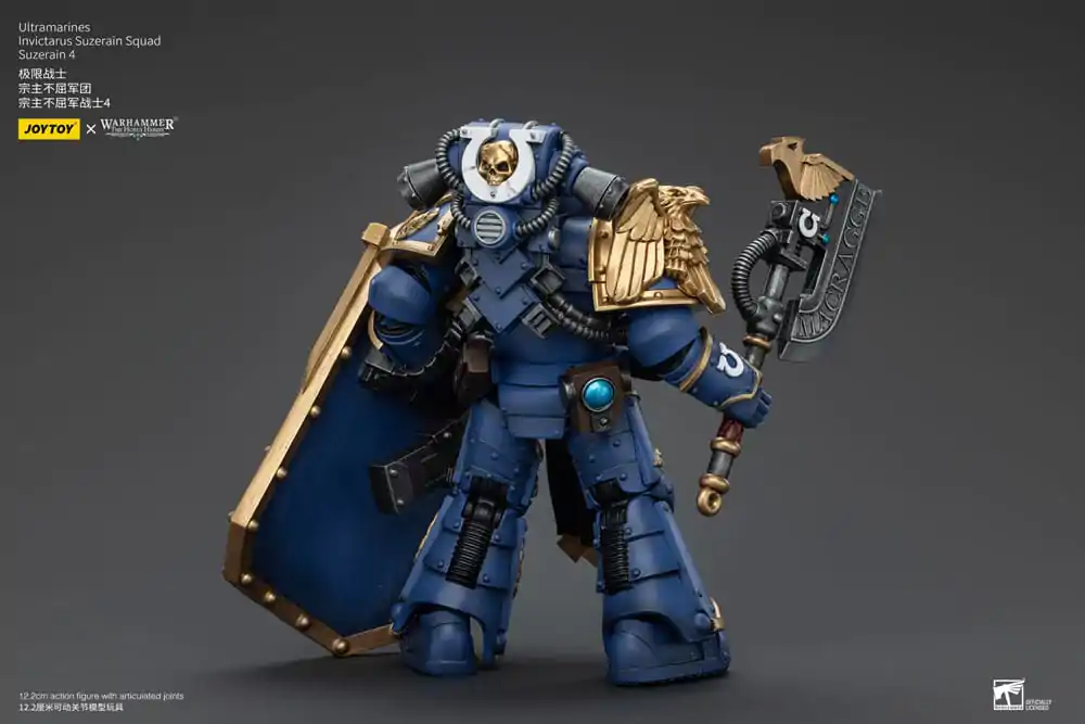 Warhammer The Horus Heresy Akcijska figura 1/18 Ultramarines Invictarus Suzerain Squad Suzerain 4 12 cm fotografija izdelka