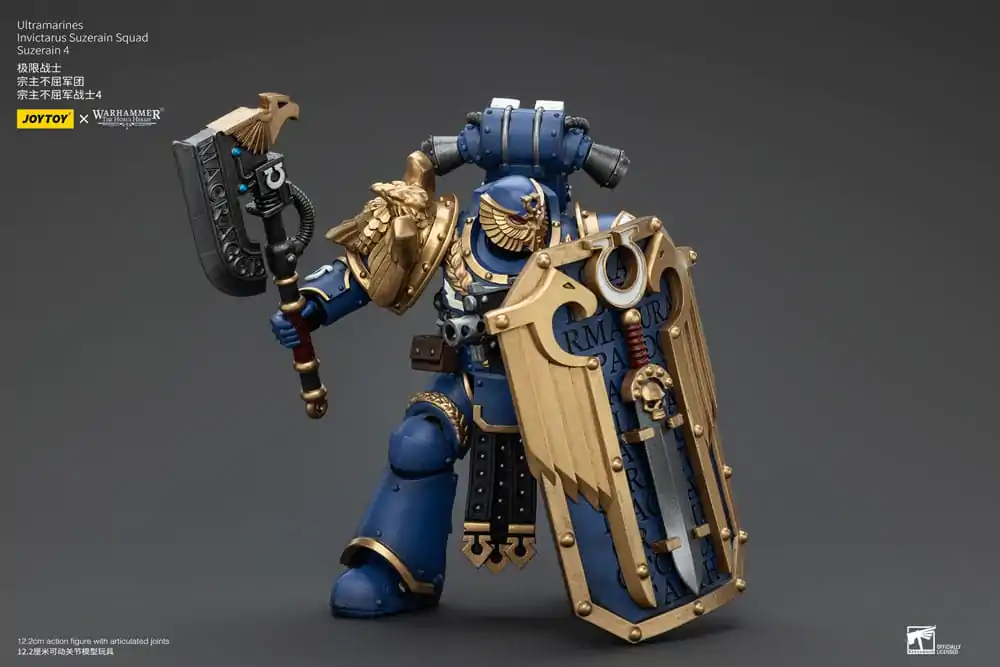 Warhammer The Horus Heresy Akcijska figura 1/18 Ultramarines Invictarus Suzerain Squad Suzerain 4 12 cm fotografija izdelka