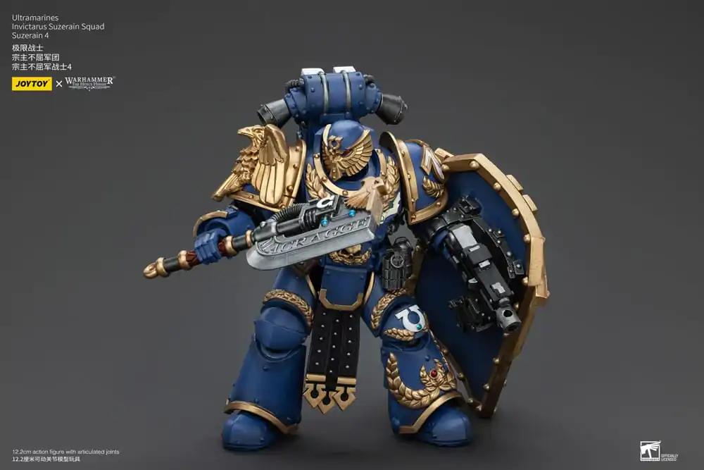 Warhammer The Horus Heresy Akcijska figura 1/18 Ultramarines Invictarus Suzerain Squad Suzerain 4 12 cm fotografija izdelka