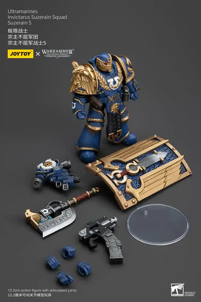 Warhammer The Horus Heresy akcijska figura 1/18 Ultramarines Invictarus Suzerain Squad Suzerain 5 12 cm fotografija izdelka