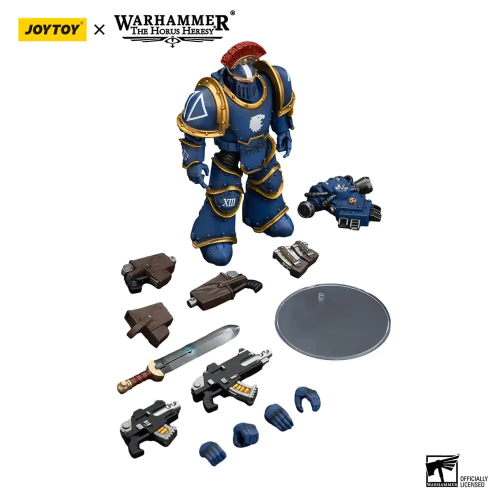 Warhammer The Horus Heresy Akcijska figura 1/18 Ultramarines Legion MKIII Tactical Squad Sergeant z Power Sword 12 cm fotografija izdelka