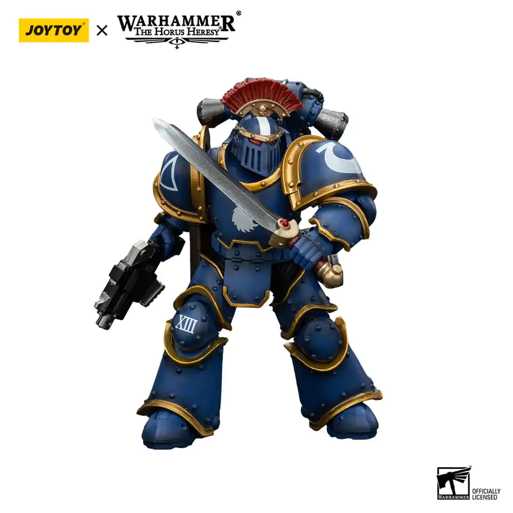 Warhammer The Horus Heresy Akcijska figura 1/18 Ultramarines Legion MKIII Tactical Squad Sergeant z Power Sword 12 cm fotografija izdelka