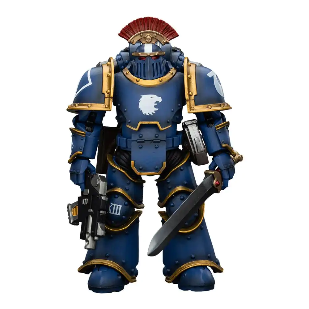 Warhammer The Horus Heresy Akcijska figura 1/18 Ultramarines Legion MKIII Tactical Squad Sergeant z Power Sword 12 cm fotografija izdelka