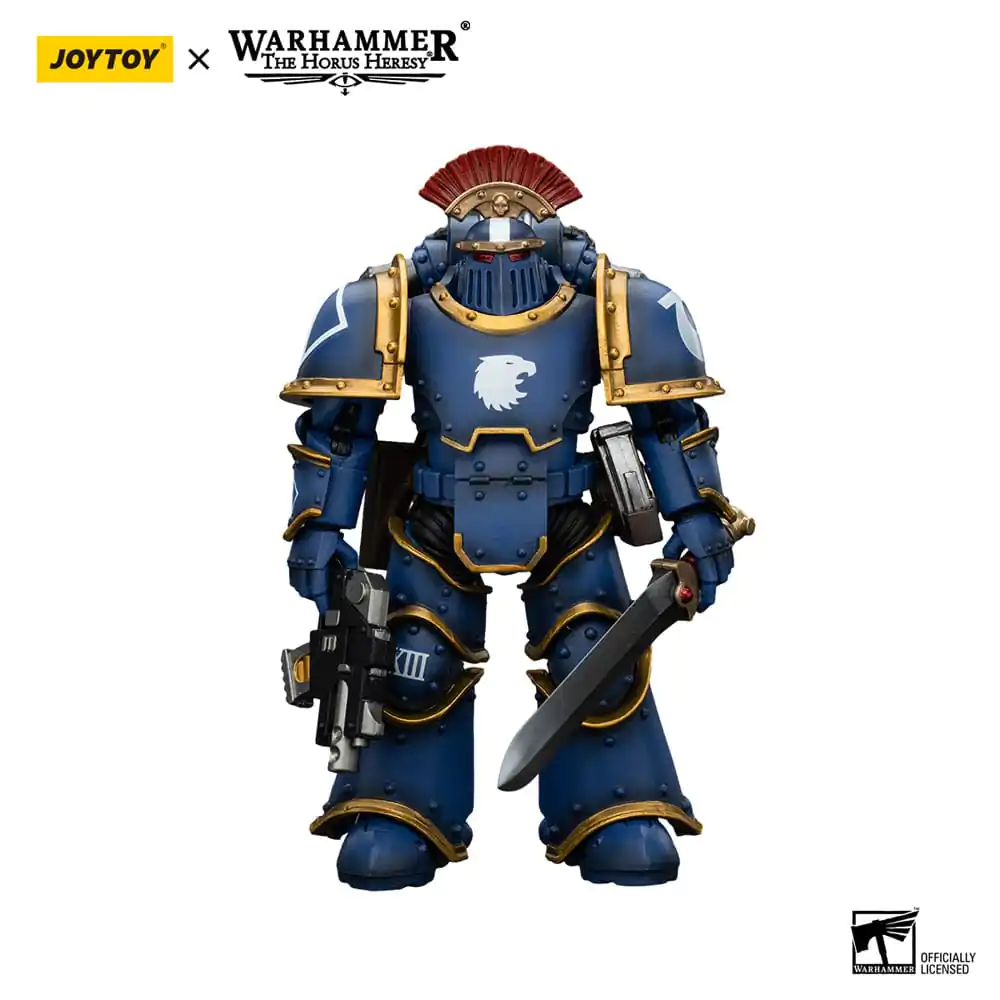 Warhammer The Horus Heresy Akcijska figura 1/18 Ultramarines Legion MKIII Tactical Squad Sergeant z Power Sword 12 cm fotografija izdelka