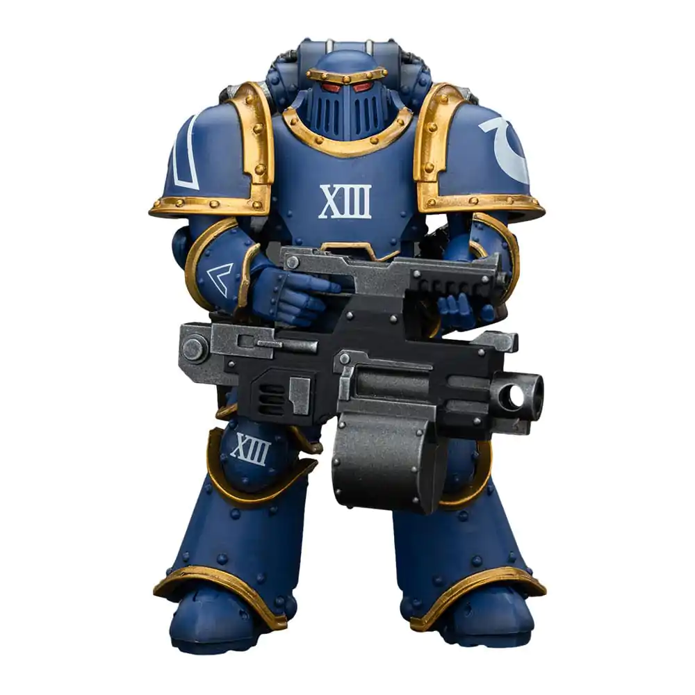 Warhammer The Horus Heresy Akcijska figura 1/18 Ultramarines Legion MKIII Tactical Support Squad Legionar s težkim bolterjem 12 cm fotografija izdelka