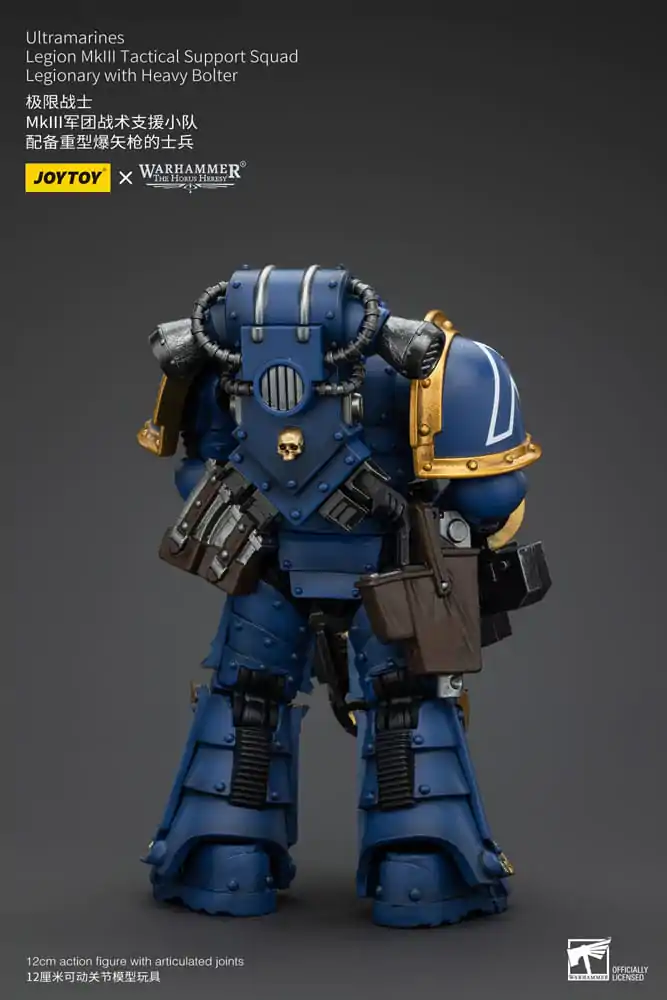 Warhammer The Horus Heresy Akcijska figura 1/18 Ultramarines Legion MKIII Tactical Support Squad Legionar s težkim bolterjem 12 cm fotografija izdelka