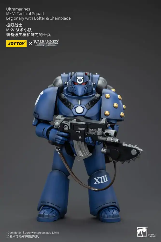 Warhammer The Horus Heresy akcijska figura 1/18 Ultramarines MK VI Tactical Squad Legionar s puško &amp; verižnim mečem 12 cm fotografija izdelka