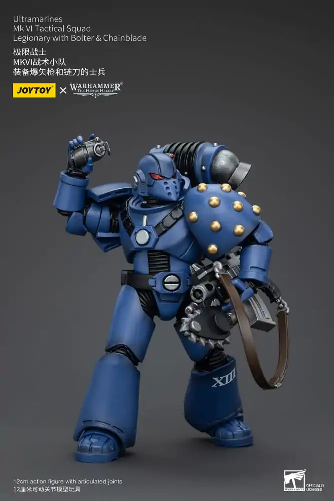 Warhammer The Horus Heresy akcijska figura 1/18 Ultramarines MK VI Tactical Squad Legionar s puško &amp; verižnim mečem 12 cm fotografija izdelka