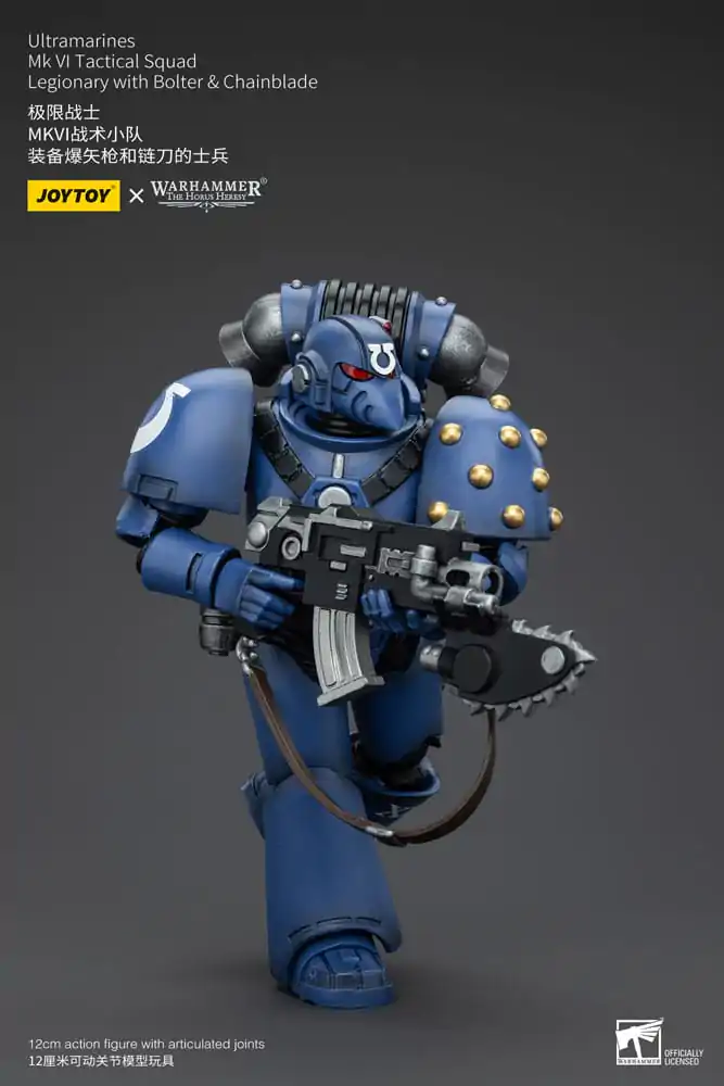 Warhammer The Horus Heresy akcijska figura 1/18 Ultramarines MK VI Tactical Squad Legionar s puško &amp; verižnim mečem 12 cm fotografija izdelka