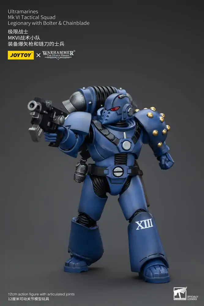Warhammer The Horus Heresy akcijska figura 1/18 Ultramarines MK VI Tactical Squad Legionar s puško &amp; verižnim mečem 12 cm fotografija izdelka
