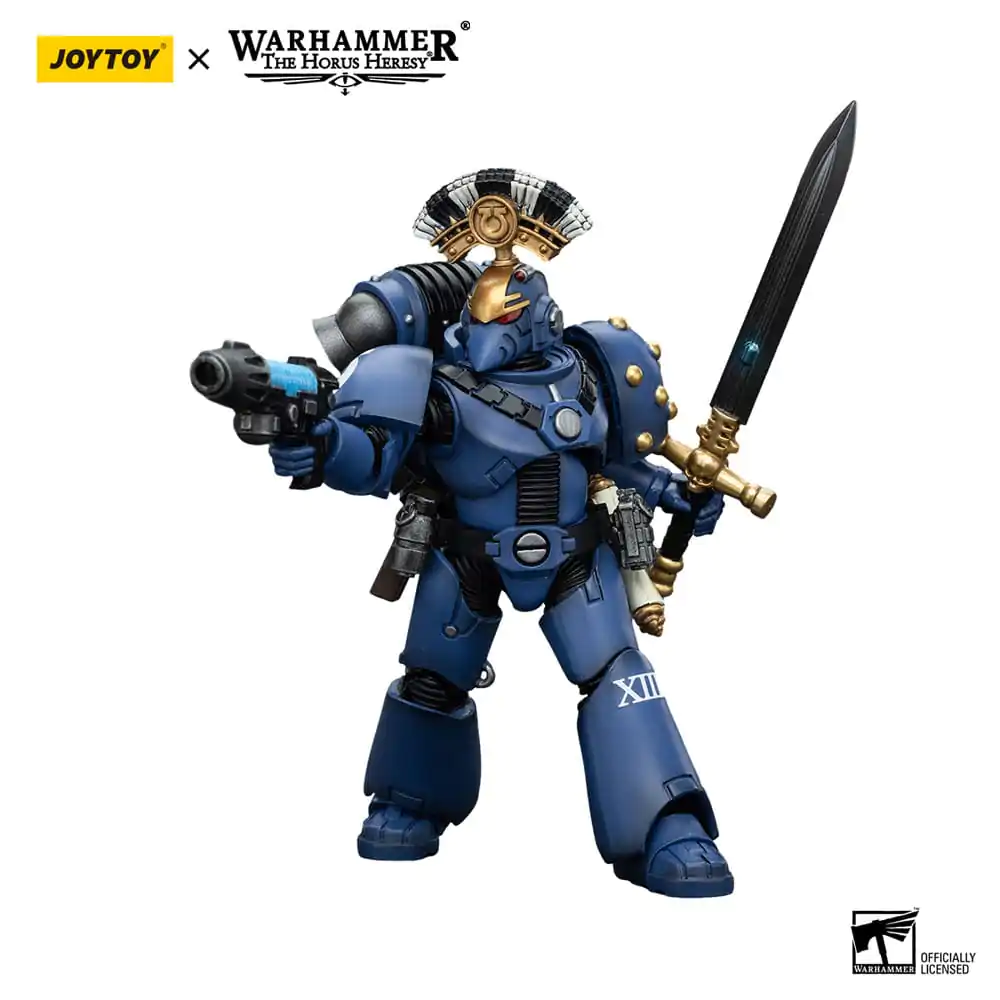 Warhammer The Horus Heresy Akcijska figura 1/18 Ultramarines MK VI Tactical Squad Sergeant s plazemsko pištolo in Power Sword 12 cm fotografija izdelka