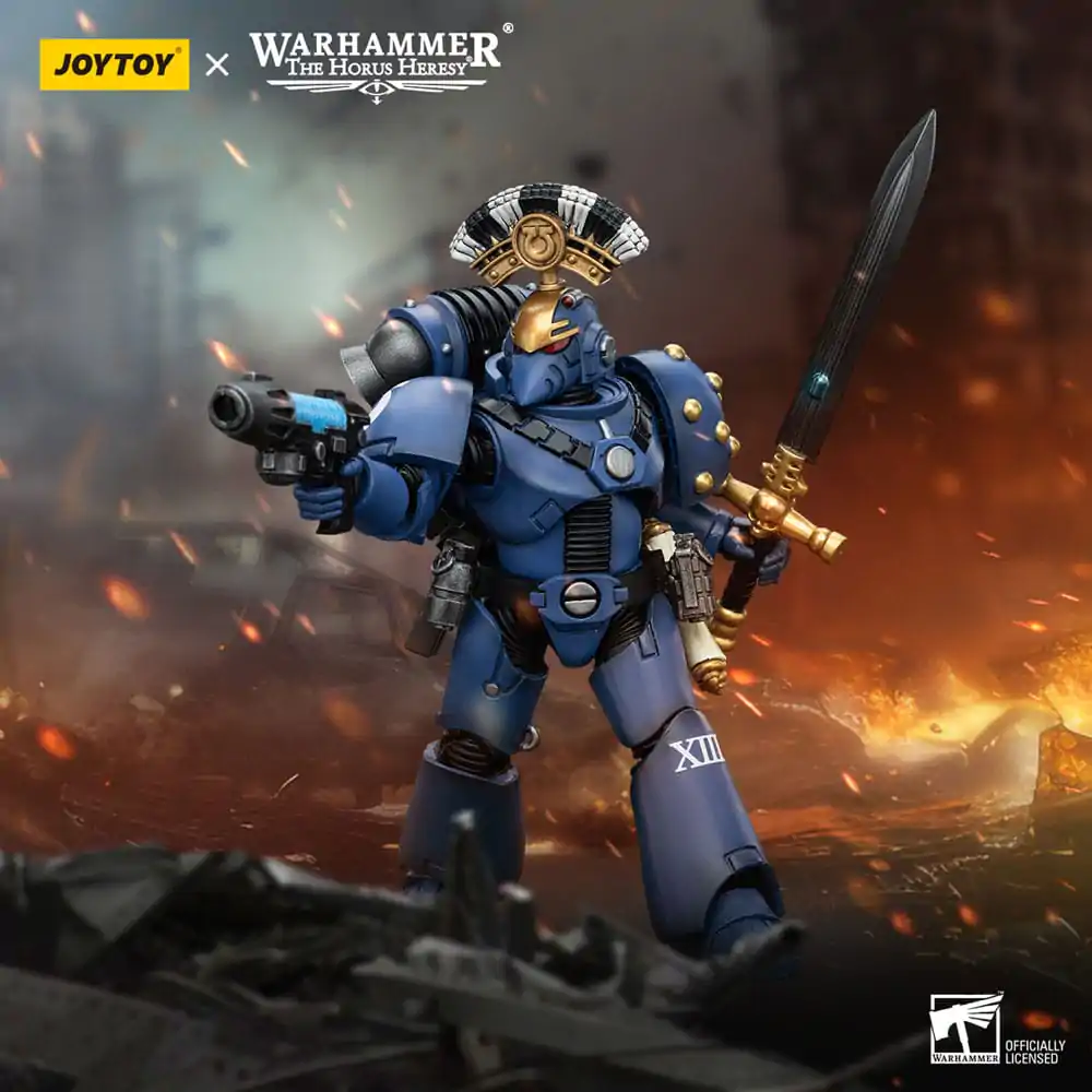 Warhammer The Horus Heresy Akcijska figura 1/18 Ultramarines MK VI Tactical Squad Sergeant s plazemsko pištolo in Power Sword 12 cm fotografija izdelka