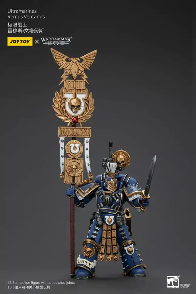 Warhammer The Horus Heresy akcijska figura 1/18 Ultramarines Remus Ventanus 14 cm fotografija izdelka