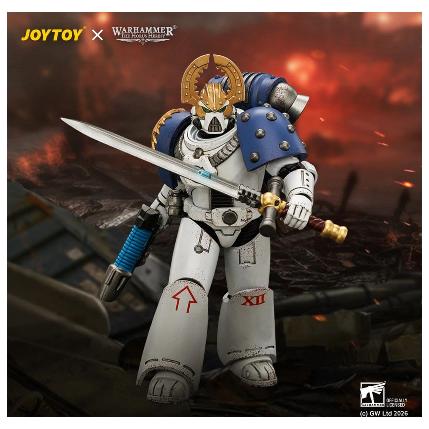 Warhammer The Horus Heresy figura MKVI Tactical Sergeant World Eaters 12 cm fotografija izdelka