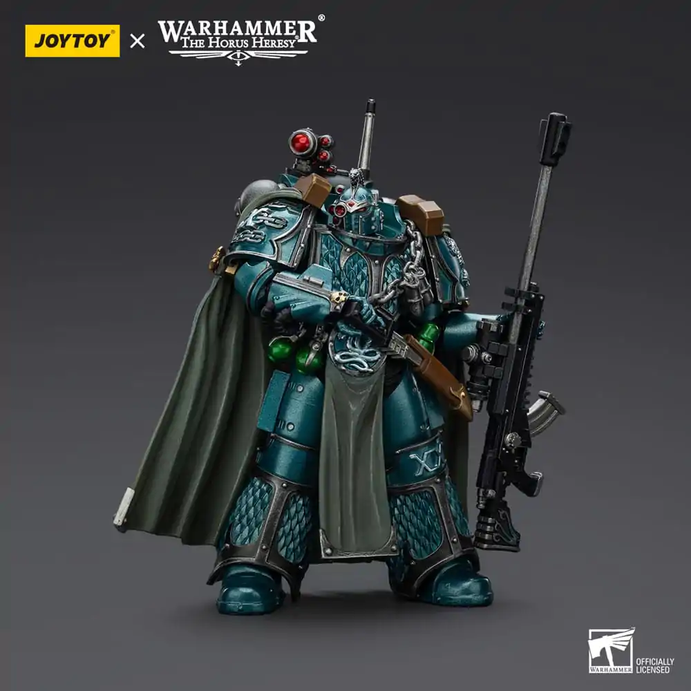 Warhammer The Horus Heresy Akcijska figura Alpha Legion Exodus The One who is Many With Sniper Rifle And Power Dagger 12 cm fotografija izdelka