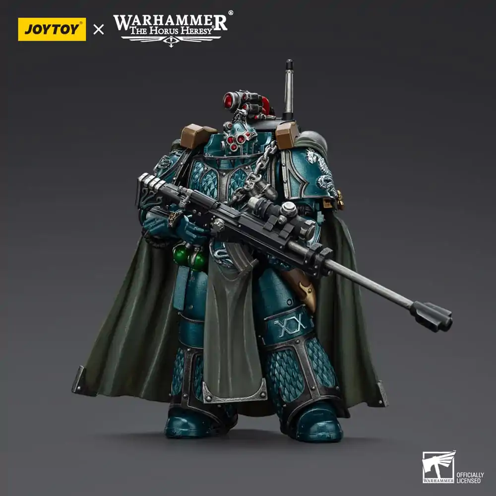 Warhammer The Horus Heresy Akcijska figura Alpha Legion Exodus The One who is Many With Sniper Rifle And Power Dagger 12 cm fotografija izdelka